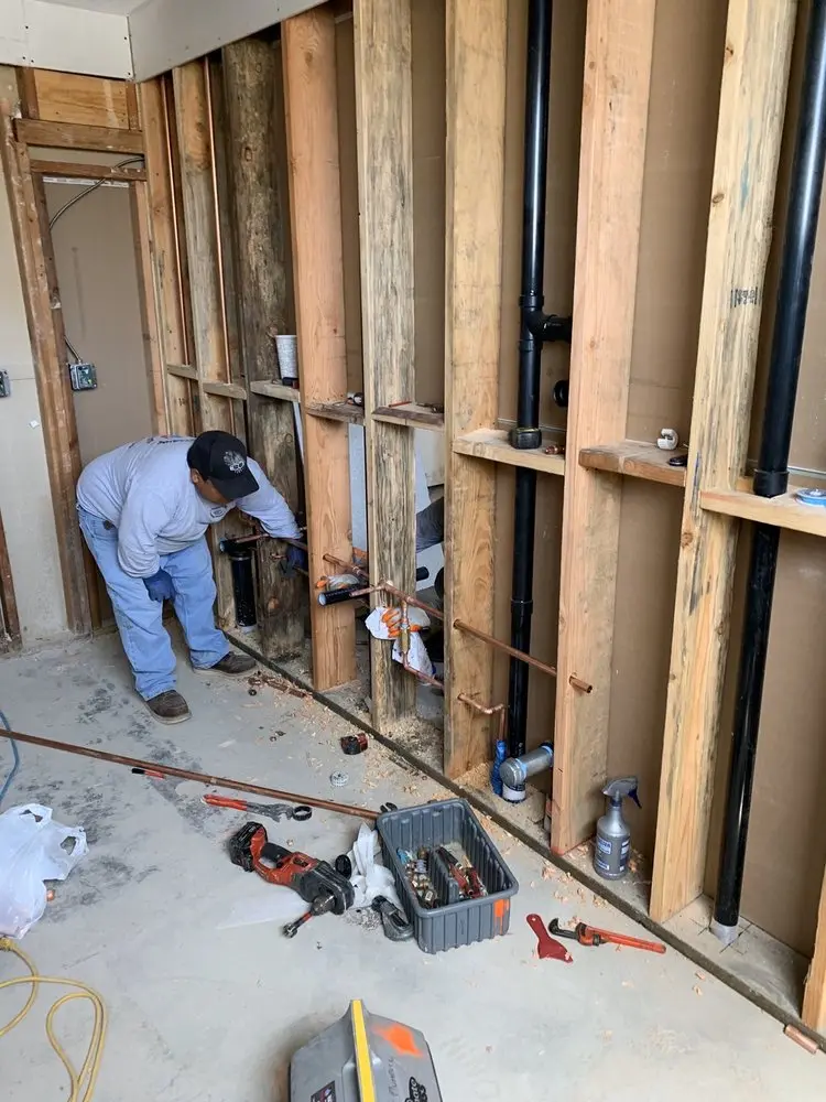 Commercial rough-in plumbing for Water Heater Replacement in Dugway